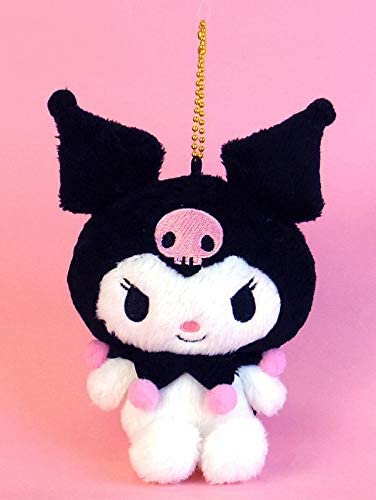 Sanrio Fluffy Plush Kuromi Mascot 147950-20 - Discovery Japan Mall