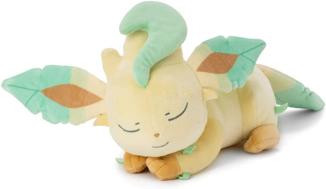 Pokemon Sleeping Friend Plush S Leafeon Width Approx. 36cm ...