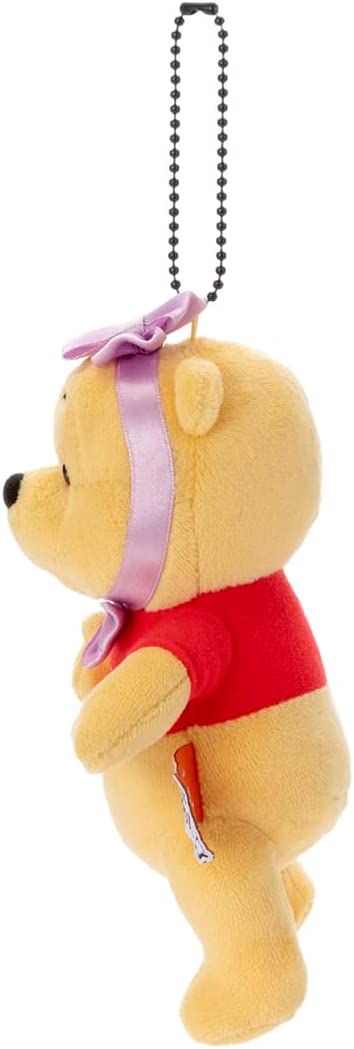 Disney Character Costume Series Ball Chain Mascot Winnie the Pooh (Ribbon)  Height Approx. 16cm - Discovery Japan Mall