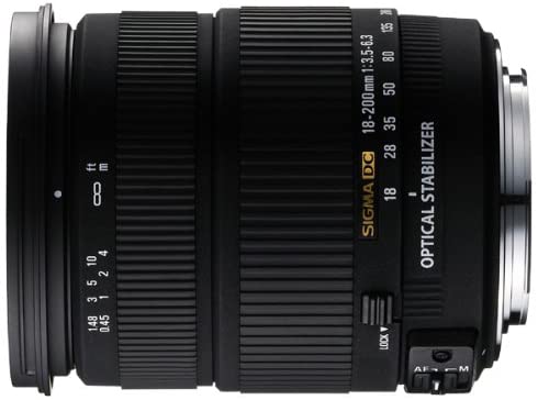 For SIGMA 18-200mm F3.5-6.3 DC...