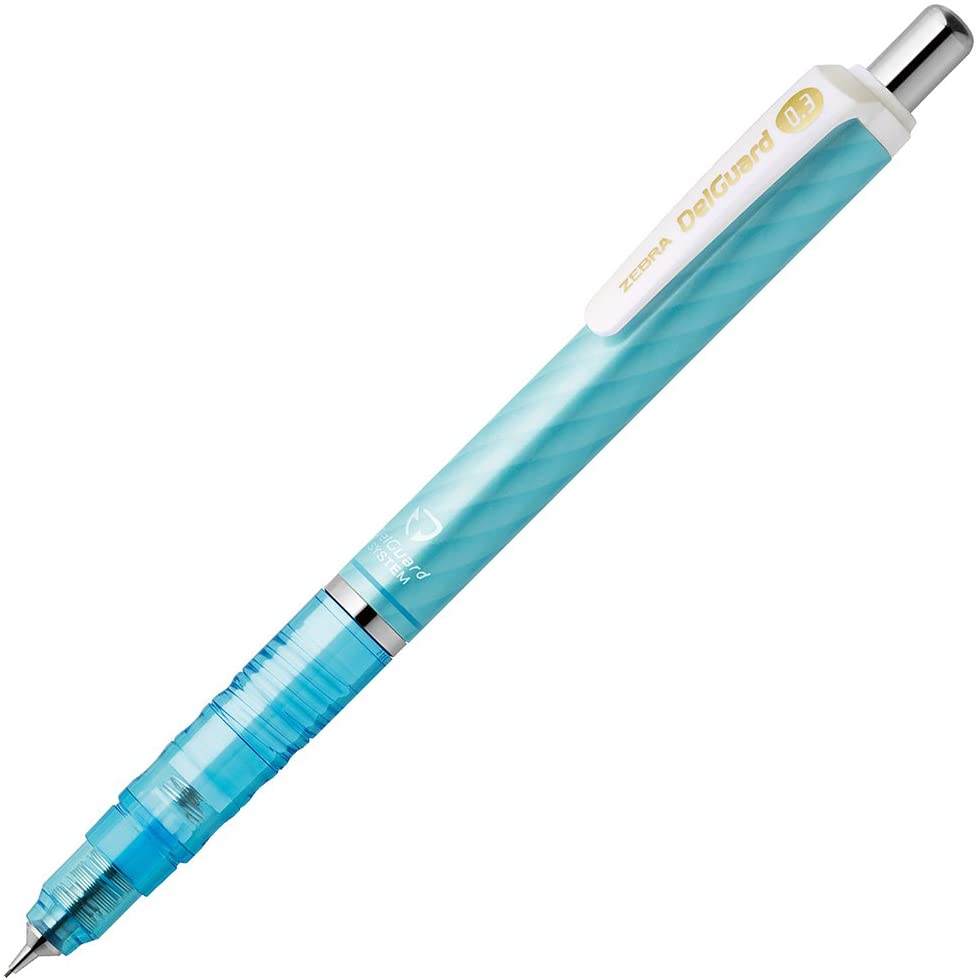 Zebra Mechanical Pencil DelGuard 0.3 Luminous Blue PMAS85LMB