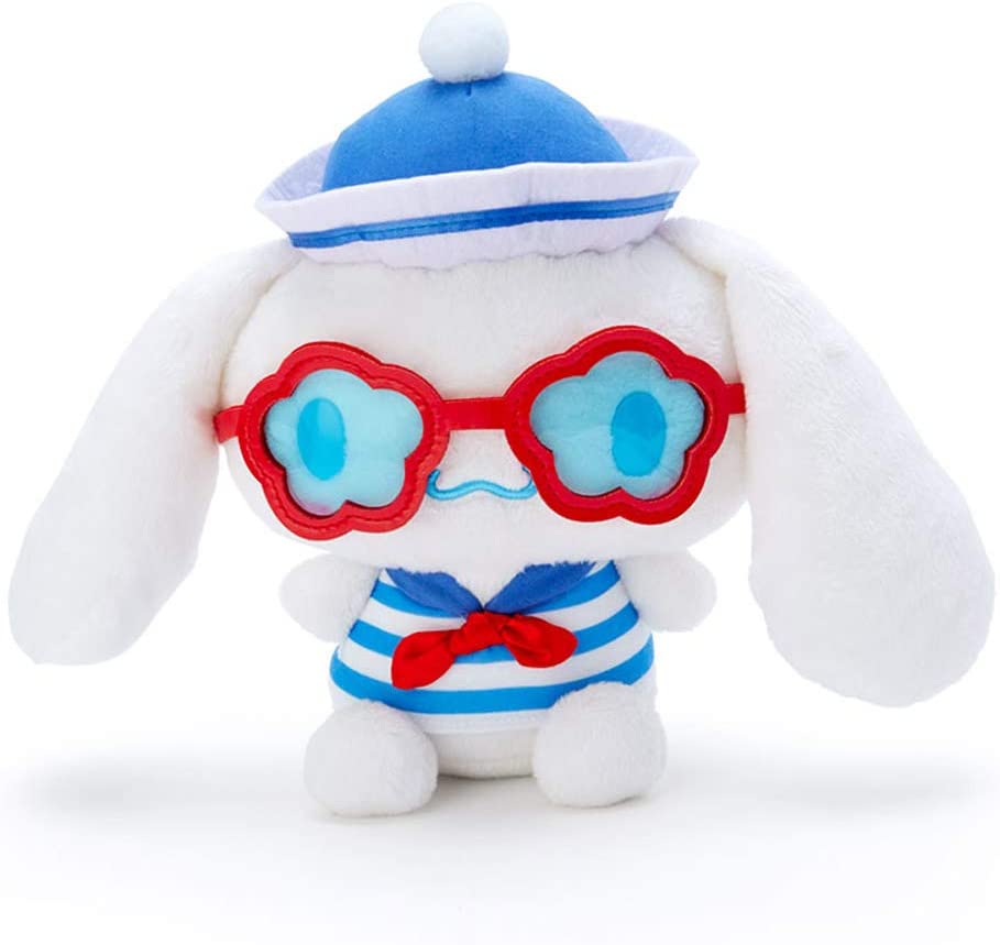 Japan Sanrio Fluffy Plush Toy - Cinnamoroll / Marine