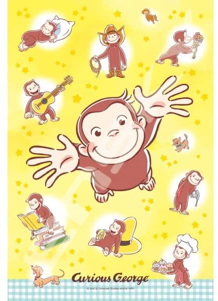 Ensky Jigsaw Puzzle 108 Large Piece Curious George A lot of George 108-L775  - Discovery Japan Mall