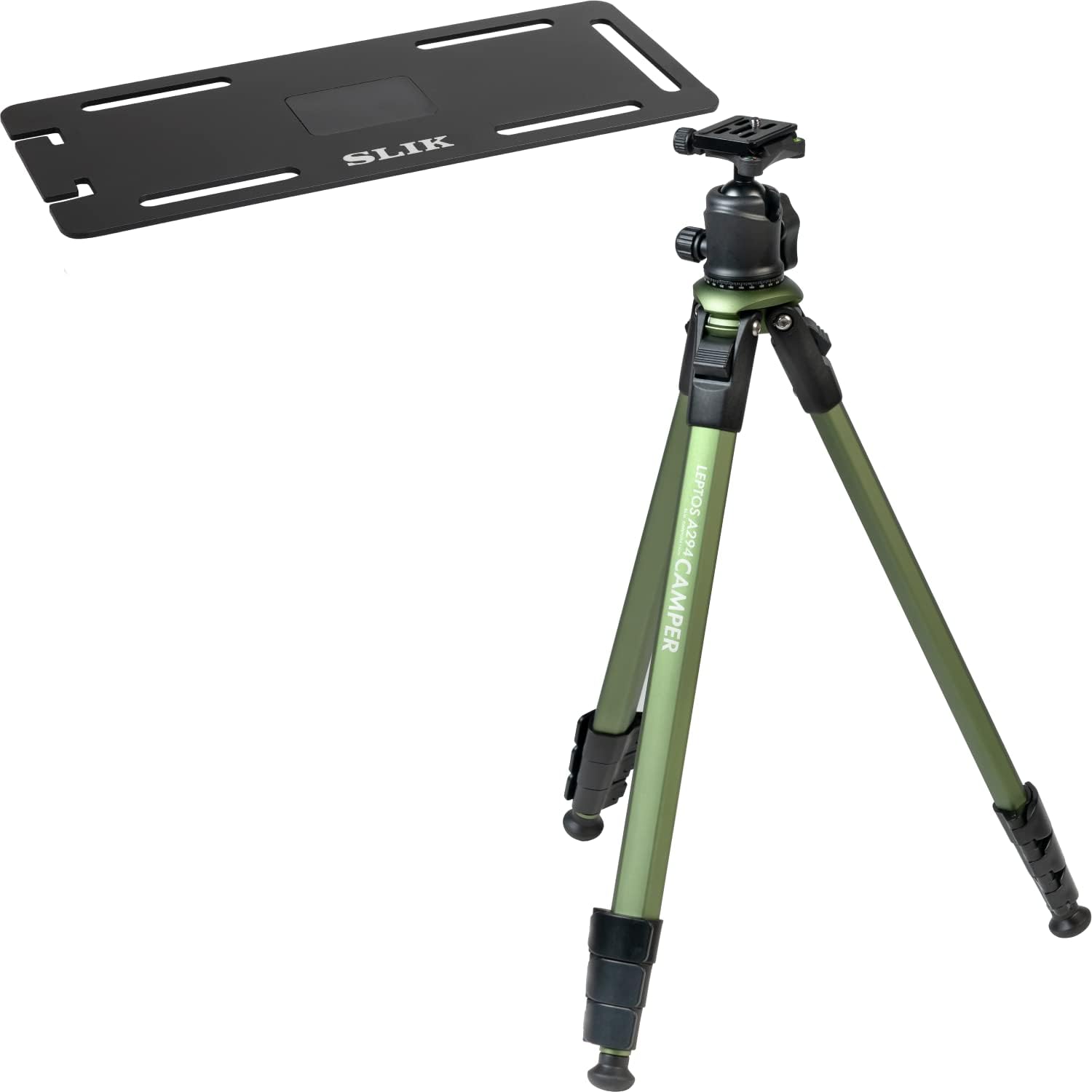 SLIK tripod Leptos A294 camper compatible with cameras/smartphones ...