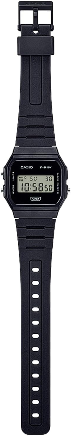 CASIO Casio Classic Made with Biomass Plastic F-91WB-1AJF Black