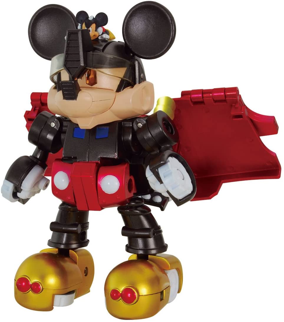 Monochrome Mickey Mouse Trailer Takara Tomy Transformers Disney Label 