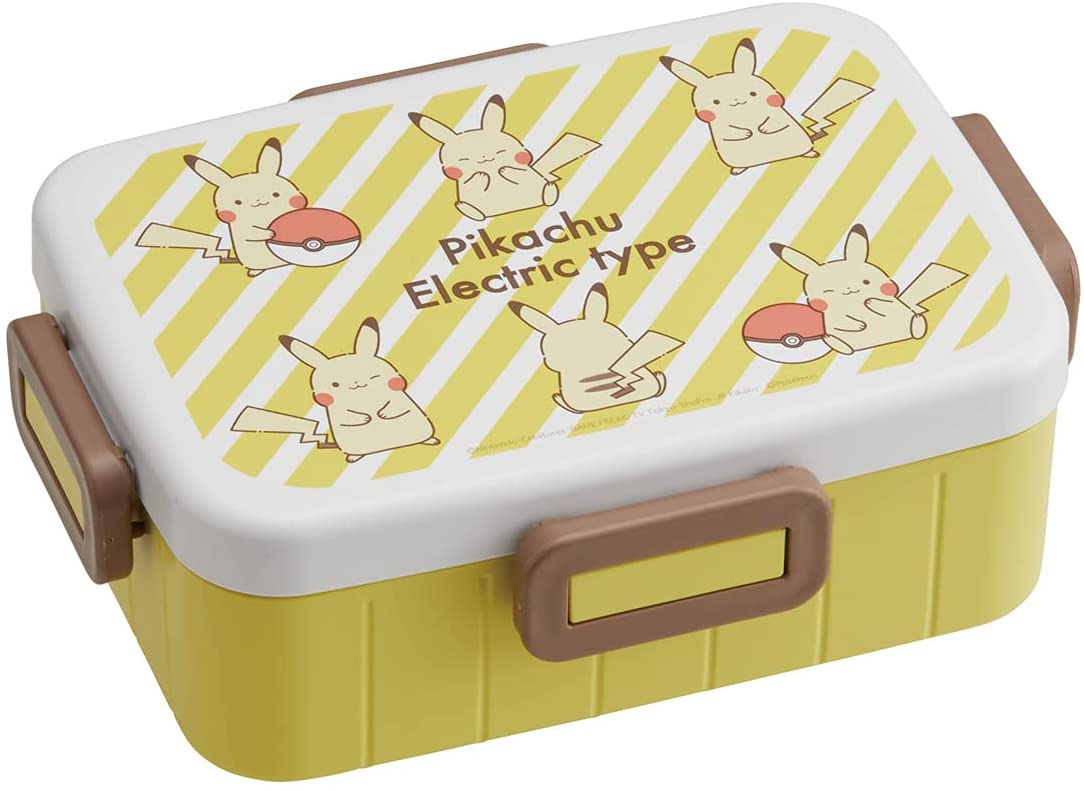 Pokemon Lunch Box 2-Tier with Partition, Antibacterial Material