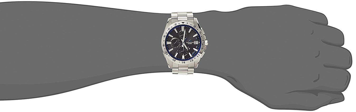 CASIO OCEANUS CLASSIC LINE Bluetooth equipped radio solar OCW-T3000-1AJF  Men s Silver - Discovery Japan Mall