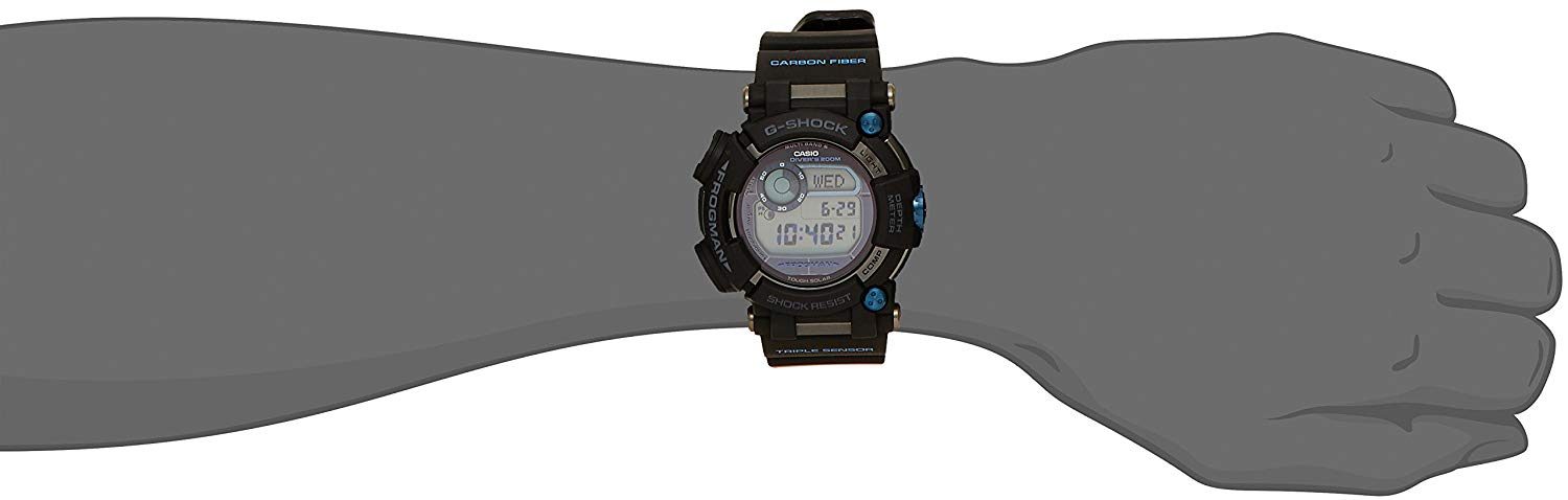 Casio G Shock Frogman Radio Wave Solar Gwf D1000b 1jf Black Discovery Japan Mall