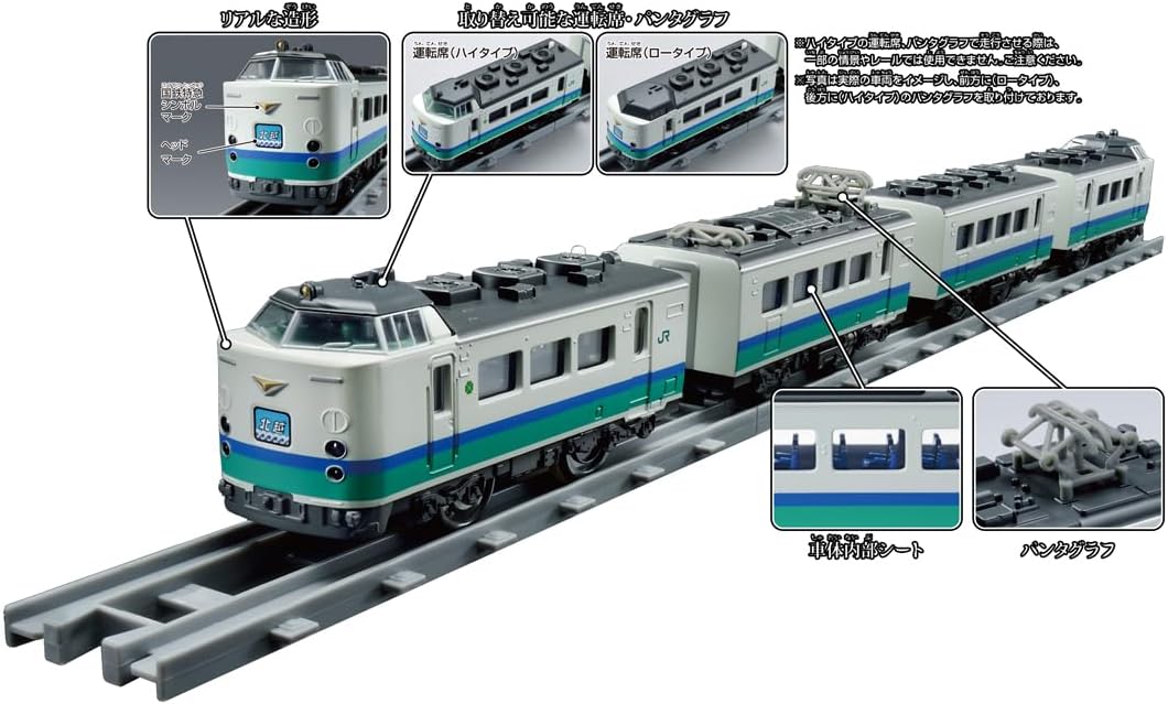 Takara Tomy Plarail Real Class 485 Series Limited Express Train