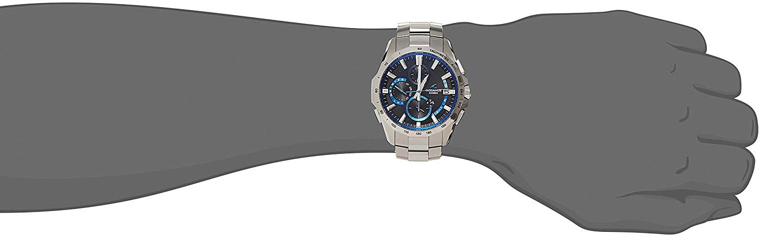 CASIO OCEANUS Manta Bluetooth powered radio solar OCW-S4000-1AJF Men s  Silver - Discovery Japan Mall