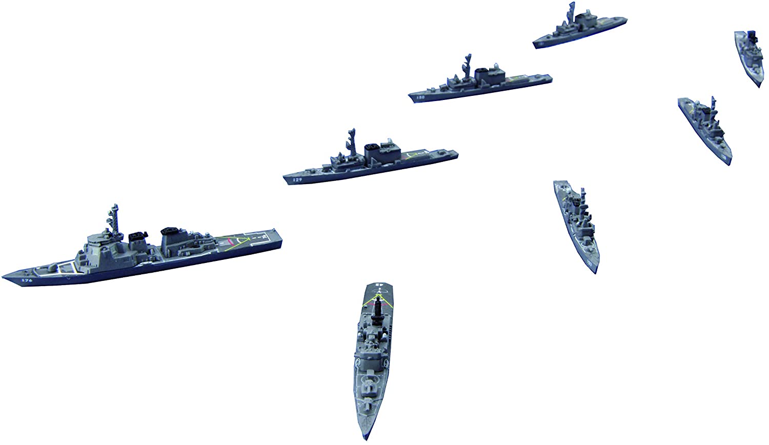 Fujimi model 1/3000 warship series No.16 South Pacific Naval Battle Set kit 