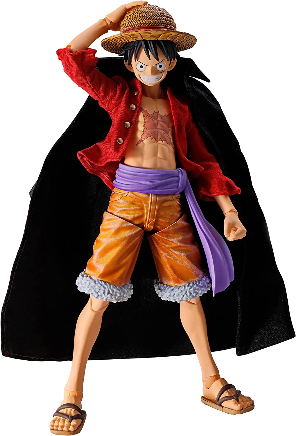  Megahouse One Piece: Luffy Taro Variable Action Hero PVC Figure  : Toys & Games