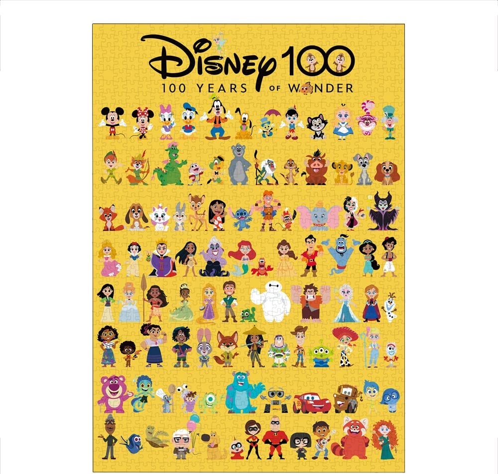 Disney 100: Anniversary Design 1000 Piece Jigsaw Puzzle Tenyo JAPAN  D-1000-010