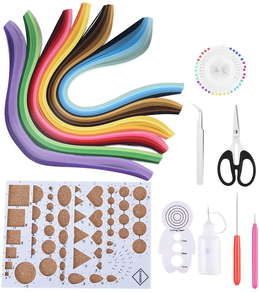 Paper Quilling Kits Complete Quilling Tools With Quilted Paper Tweezers For  Beginners Diy Quilling Handicrafts Gift