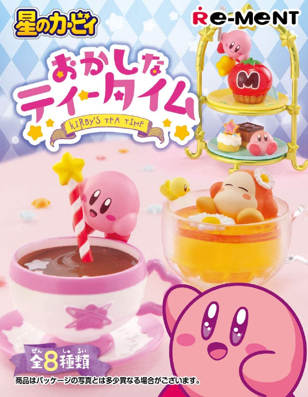 Kirby of the Stars Funny Tea Time BOX Product 1BOX = 8 pieces, 8 types in  total - Discovery Japan Mall