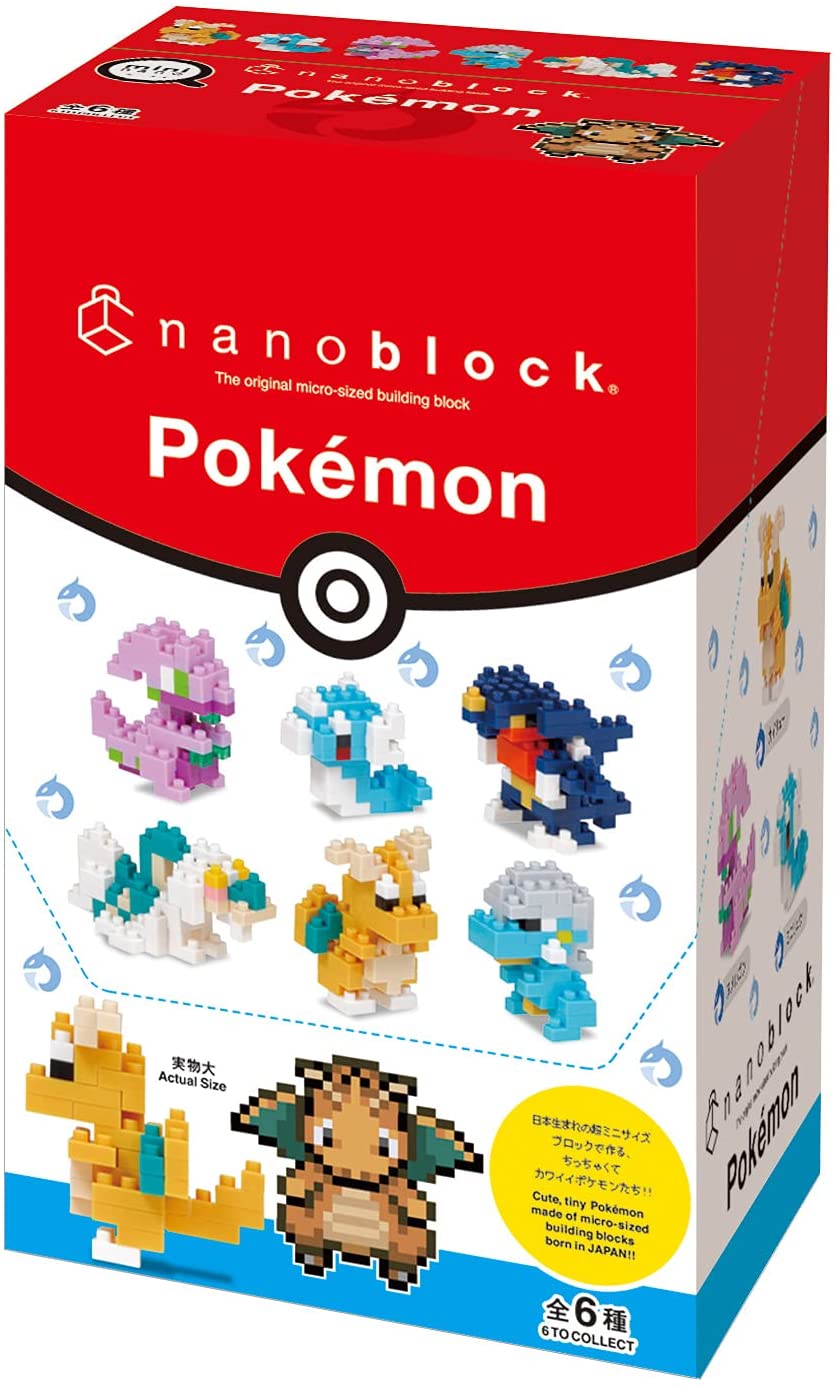 Nanoblock Mini Nano Pokemon Dragon Type Box Nbmc 25s Box Product 1box 6 Pieces 6 Types In Total Discovery Japan Mall