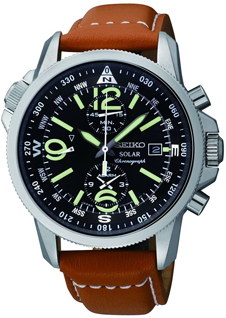 SEIKO Solar Military Pilot Chronograph SSC081 Overseas Limited Model -  Discovery Japan Mall