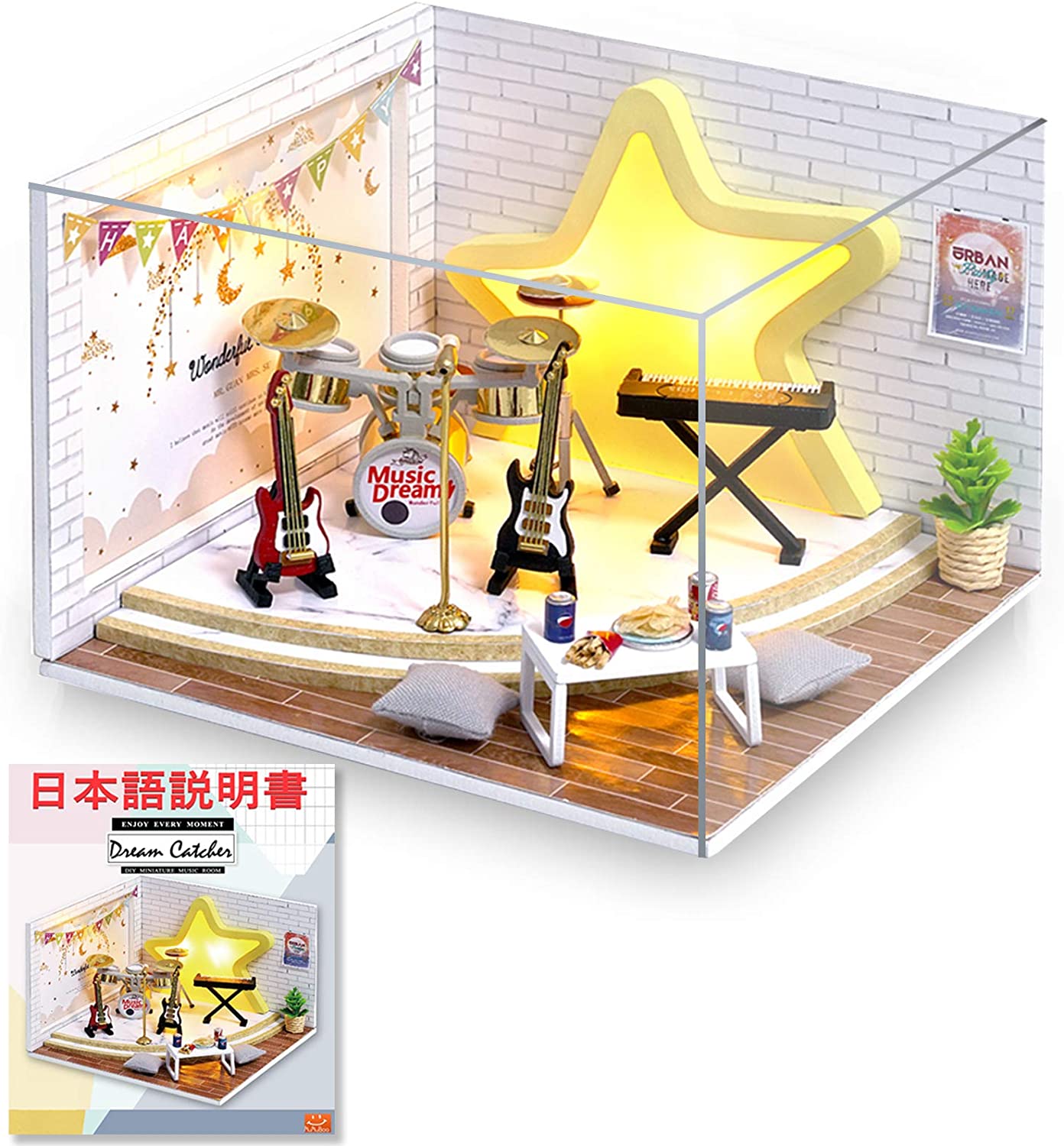 MuMuBoo) Dollhouse with Japanese instructions Beginner handmade