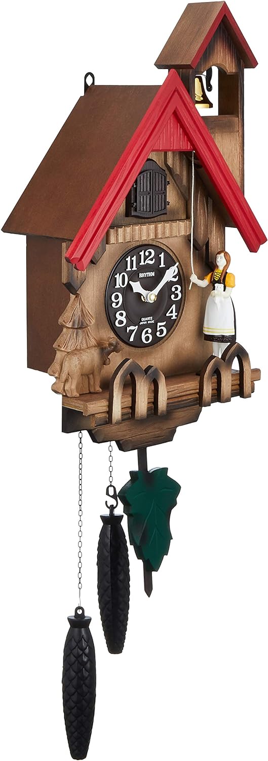 RHYTHM Cuckoo Clock Wall Clock (Made in Japan) Made in Japan Cuckoo