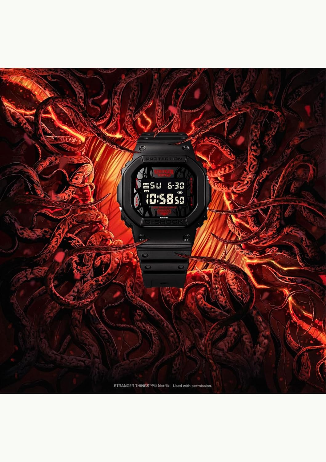 CASIO G-Shock Watch Stranger Things Collaboration Model DW-5600STT