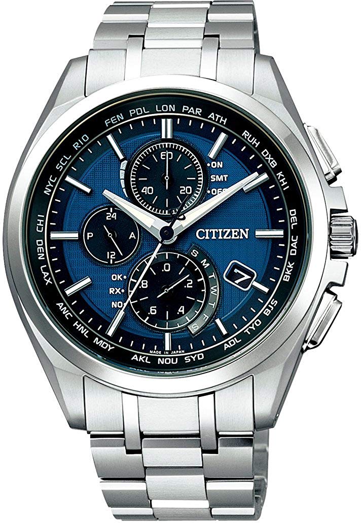 CITIZEN ATTESA Eco-Drive radio time signal direct flight needle