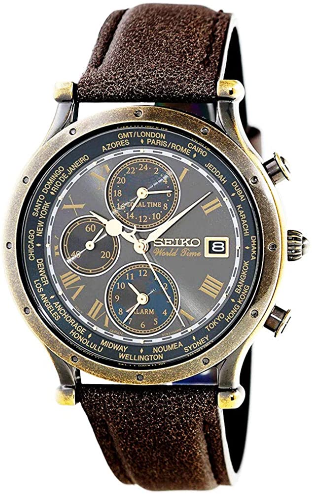 SEIKO World Time Chronograph Alarm 30th Anniversary Limited Model Watch  SPL062P1 - Discovery Japan Mall