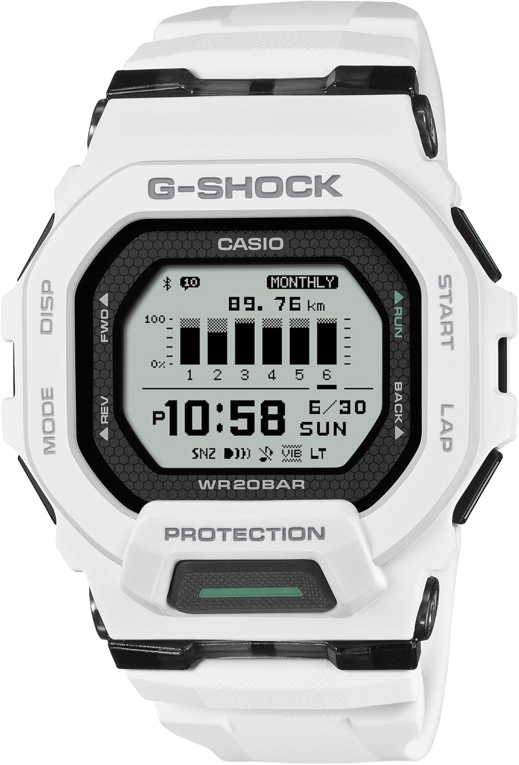 Reloj CASIO G-Shock G-SQUAD Covered GBD-200-7JF para hombre, color