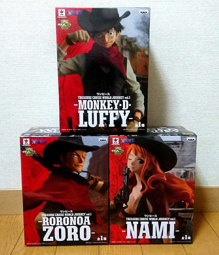 ONE PIECE figure set of 3 - Discovery Japan Mall