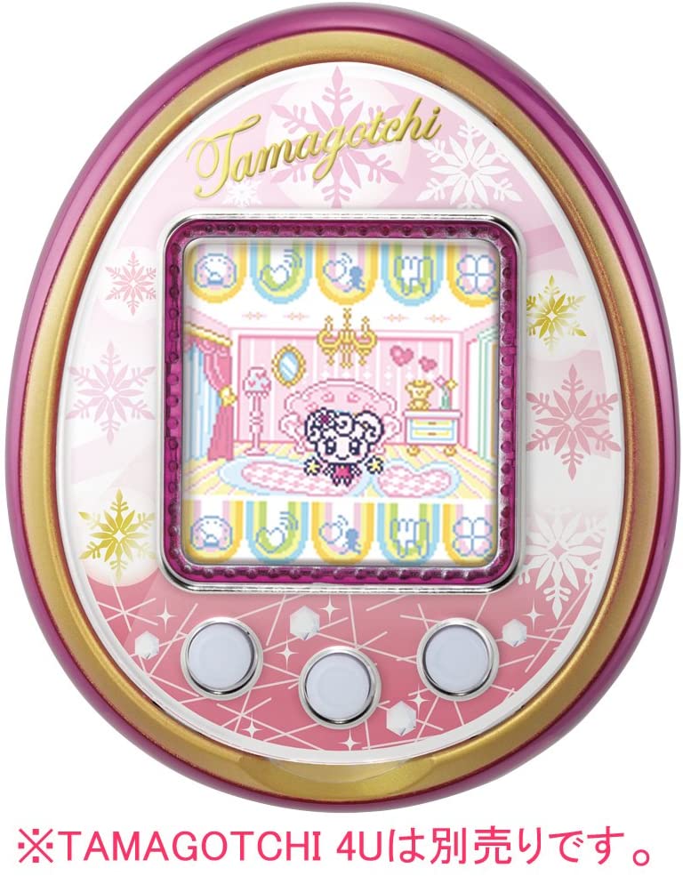 New Bandai Tamagotchi Tamagocchi 4U Cover Case Pink Snow Style Japan 