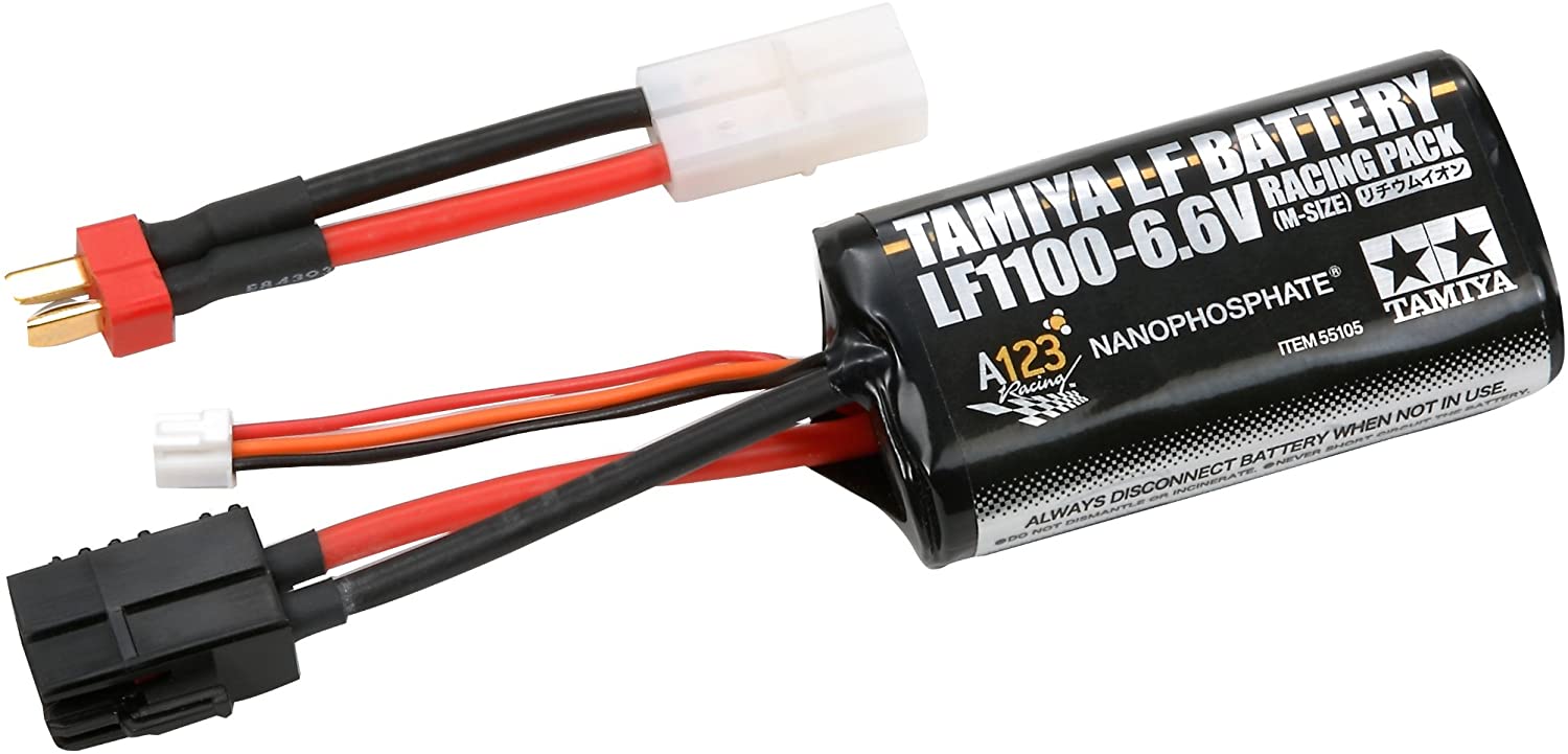 Tamiya Battery & Charger Series LF Battery LF1100-6.6V Racing Pack M size 55105 