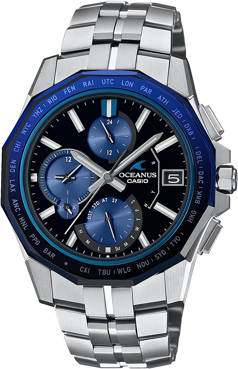 New Release: Casio Oceanus Manta Watches With Sapphire Crystal Bezels