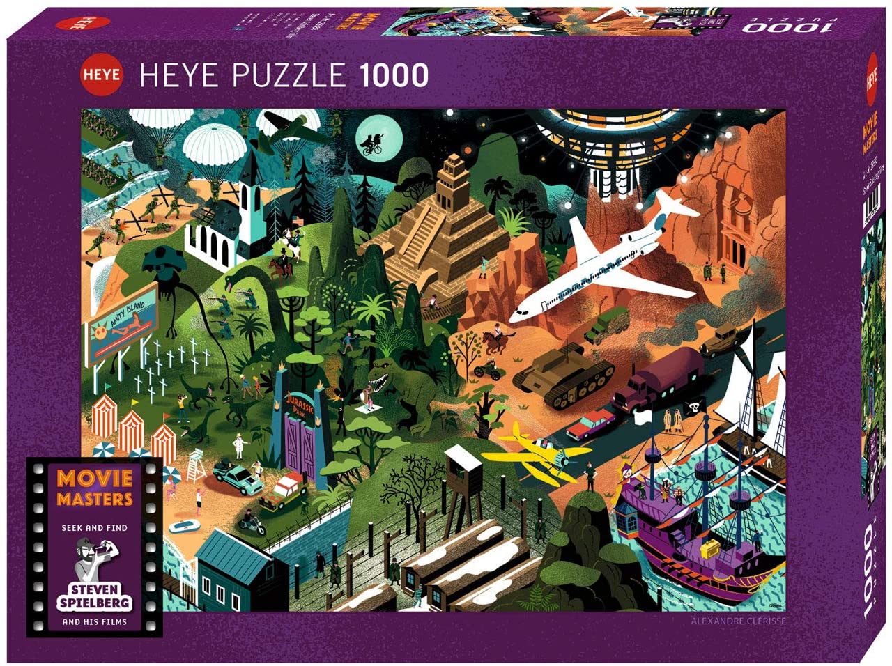 Movie Masters Heye Puzzles 1000pc Tim Burton Films 