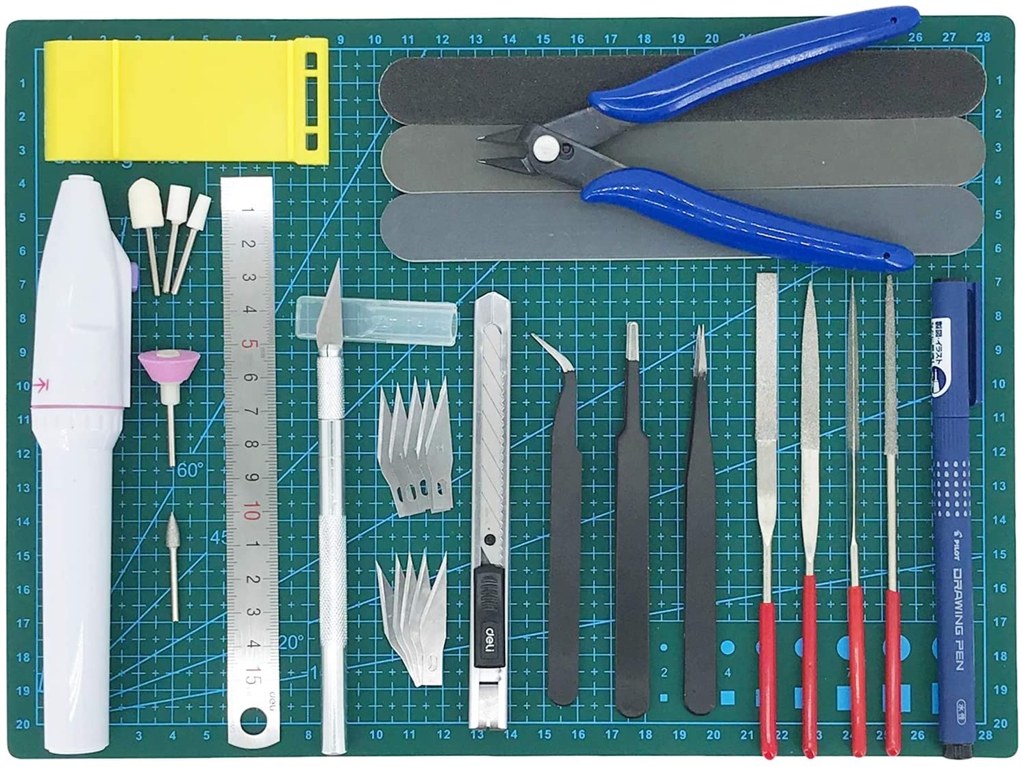 AW-Net Plastic Model Tool Set, Gunpla Tool, Model Tool, Plastic Tool, Craft Tool, 23 Types (GR)