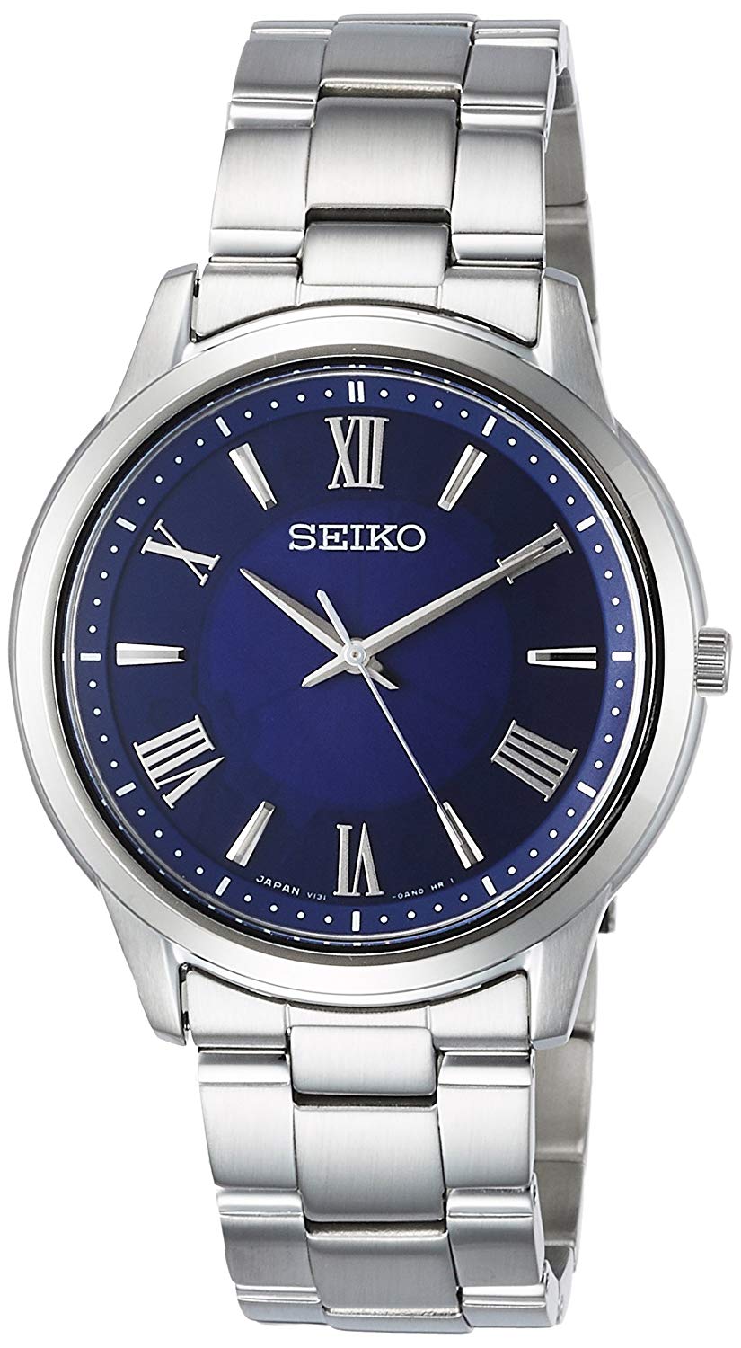 SEIKO SELECTION SOLAR Blue dial Roman numeral arrangement Sapphire