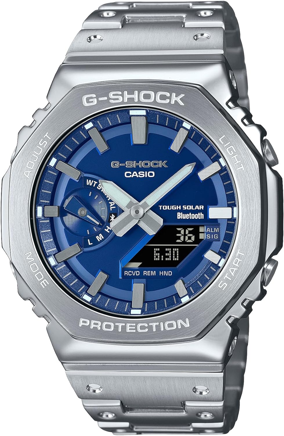 CASIO G-SHOCK Watch Full Metal Solar GM-B2100AD-2AJF Men's Silver with ...