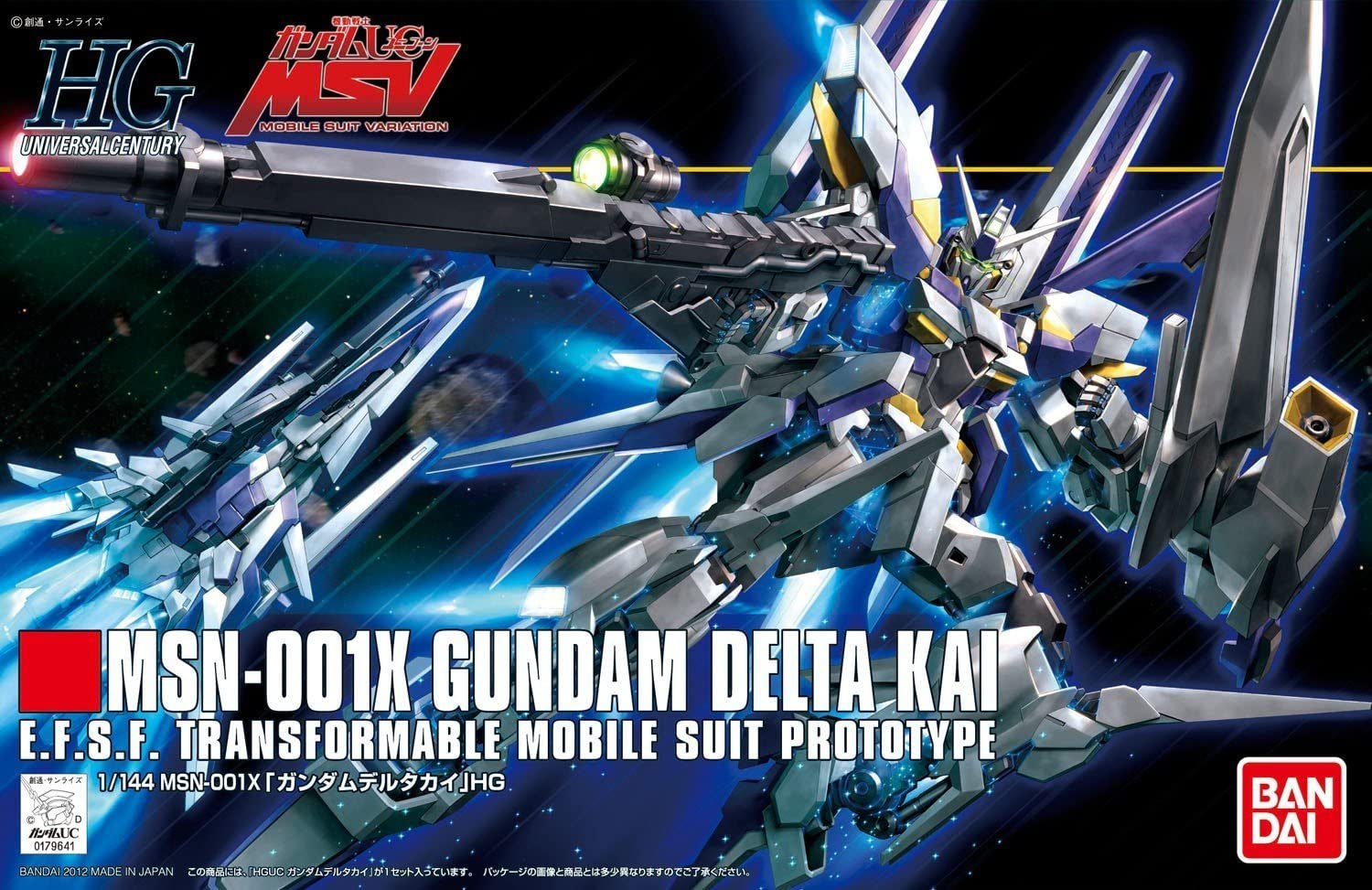 Hguc 1 144 Msn 001x Gundam Delta Kai Mobile Suit Gundam Uc Msv Discovery Japan Mall