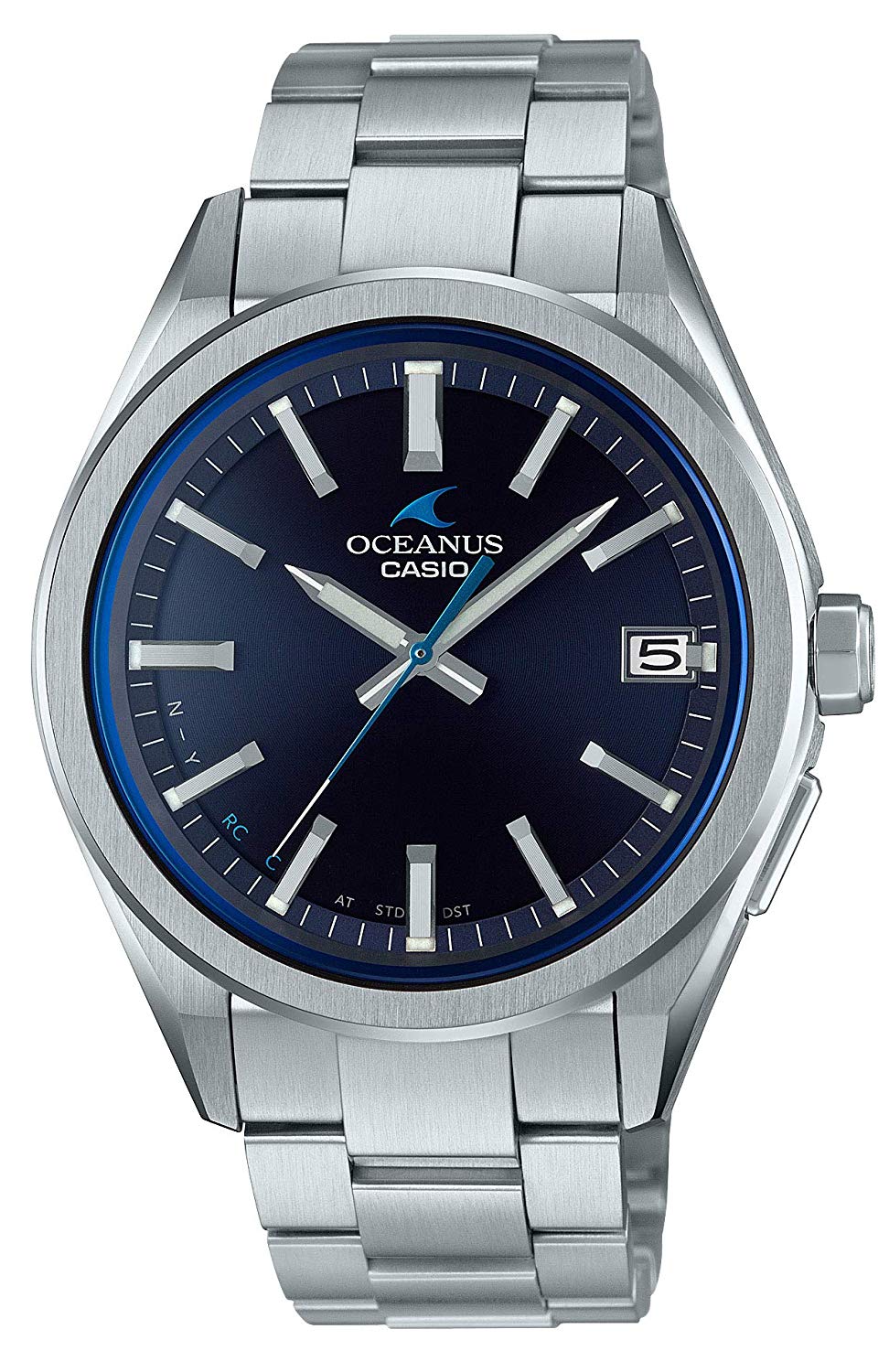 CASIO OCEANUS CLASSIC LINE Bluetooth equipped radio solar OCW-T200S-1AJF  Men s Silver - Discovery Japan Mall