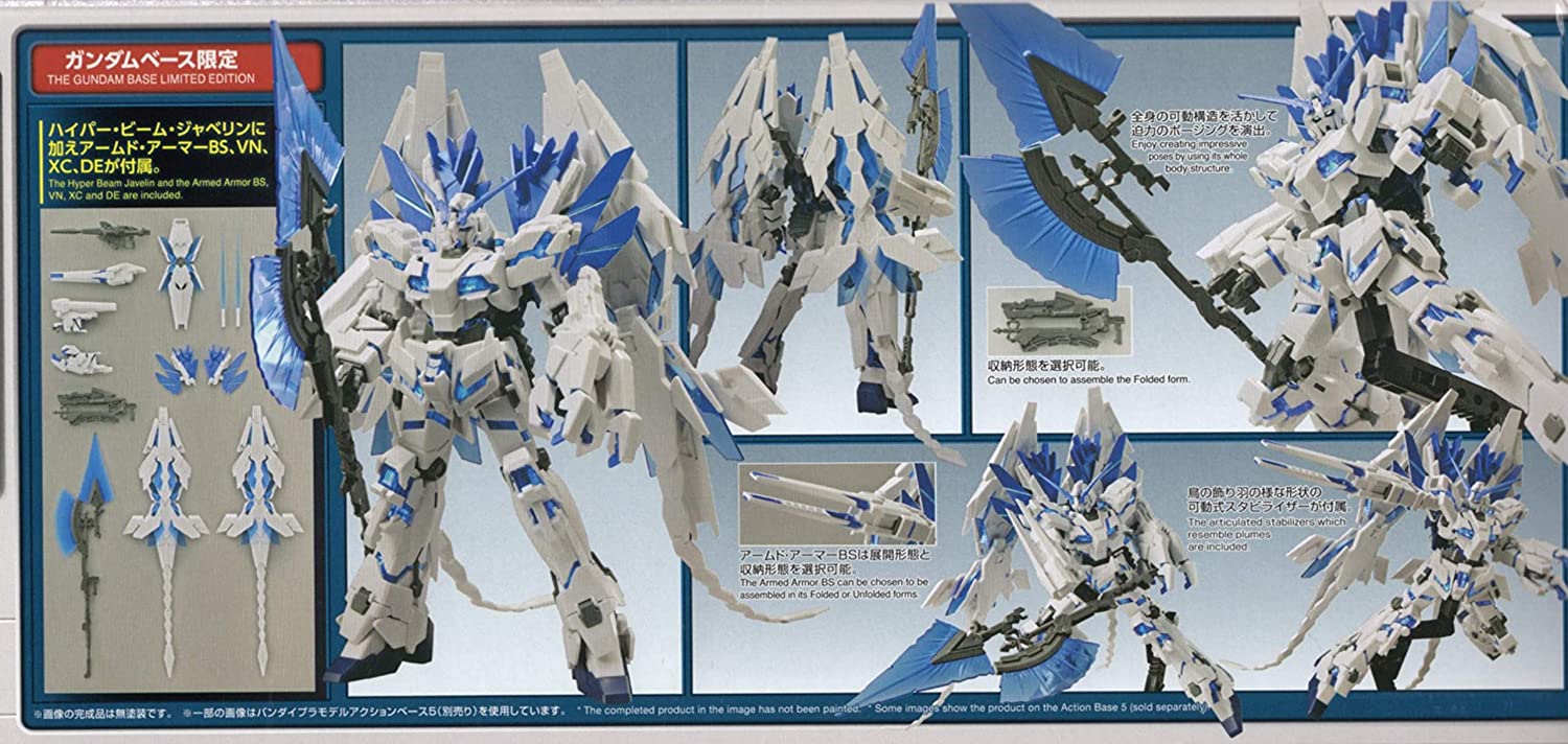 Re-Stock _ 1/144 Unicorn Gundam Perfectibility RG Gundam Base Limited