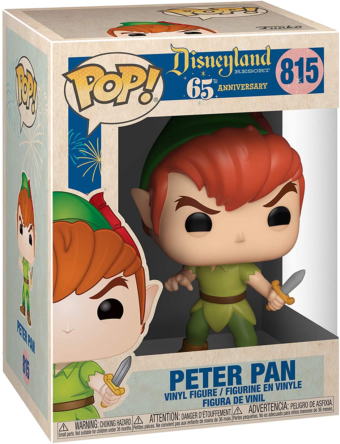 Peter Pan Funko Pop Disney Disney 65th 