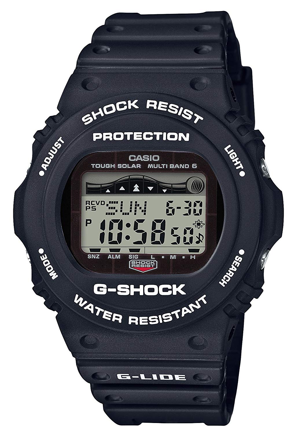 CASIO G-SHOCK G-LIDE electric wave solar GWX-5700CS-1JFMen's black 