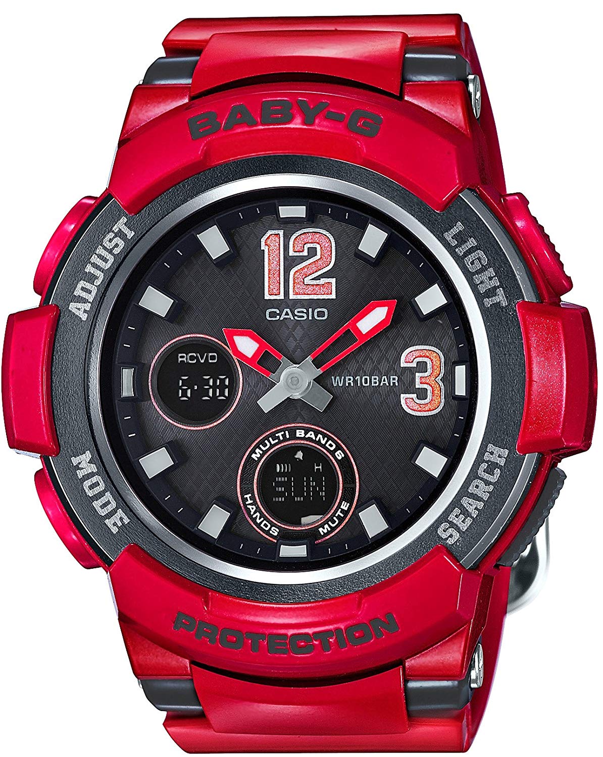 CASIO Baby-G Radio Solar BGA-2100-4BJF Red - Discovery Japan Mall