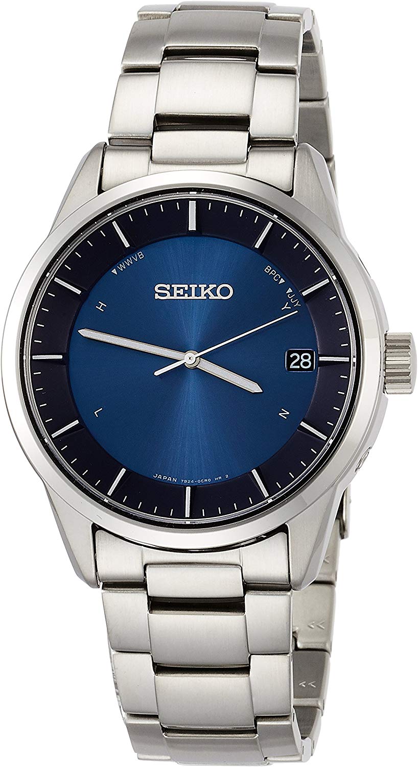 SEIKO SELECTION Basic Solar Radio Titanium Model SBTM247Men's Silver -  Discovery Japan Mall