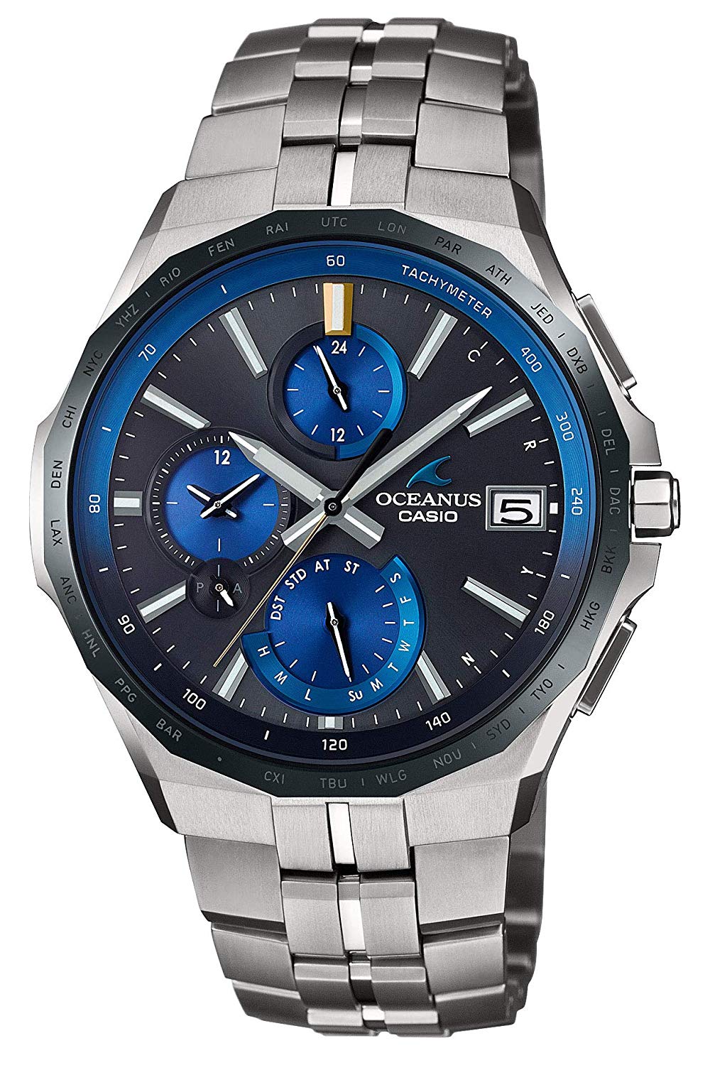 New Release: Casio Oceanus Manta Watches With Sapphire Crystal Bezels