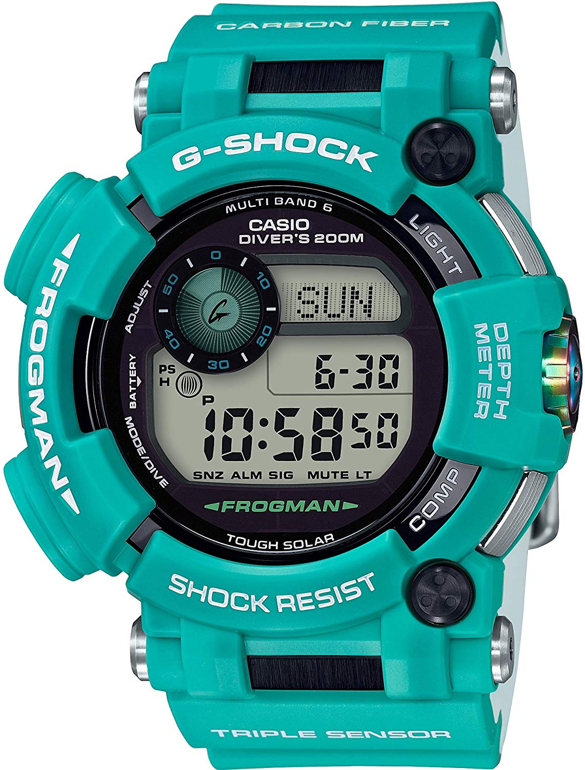 g shock frogman blue