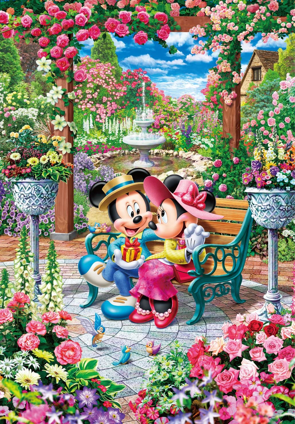 Tenyo Disney All Stars 1000pcs Jigsaw Puzzle Dancing Party 51x73.5cm Mickey for sale online 