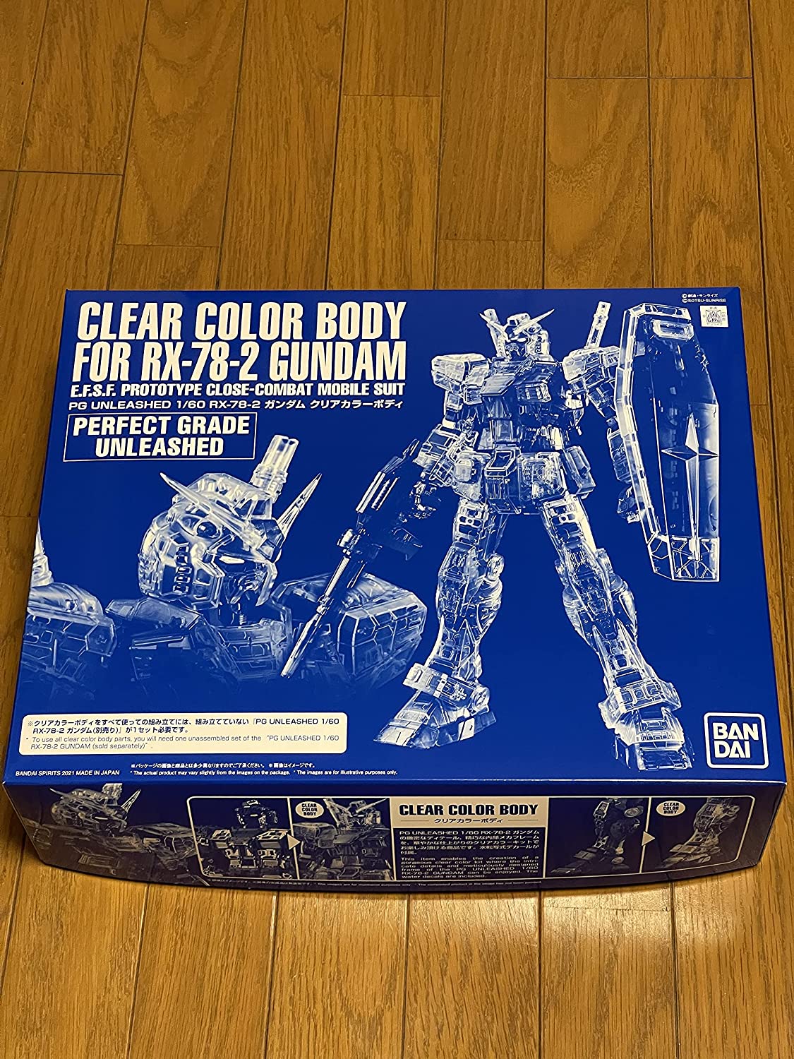Pg Unleashed 1 60 Rx 78 2 Gundam Clear Color Body Discovery Japan Mall