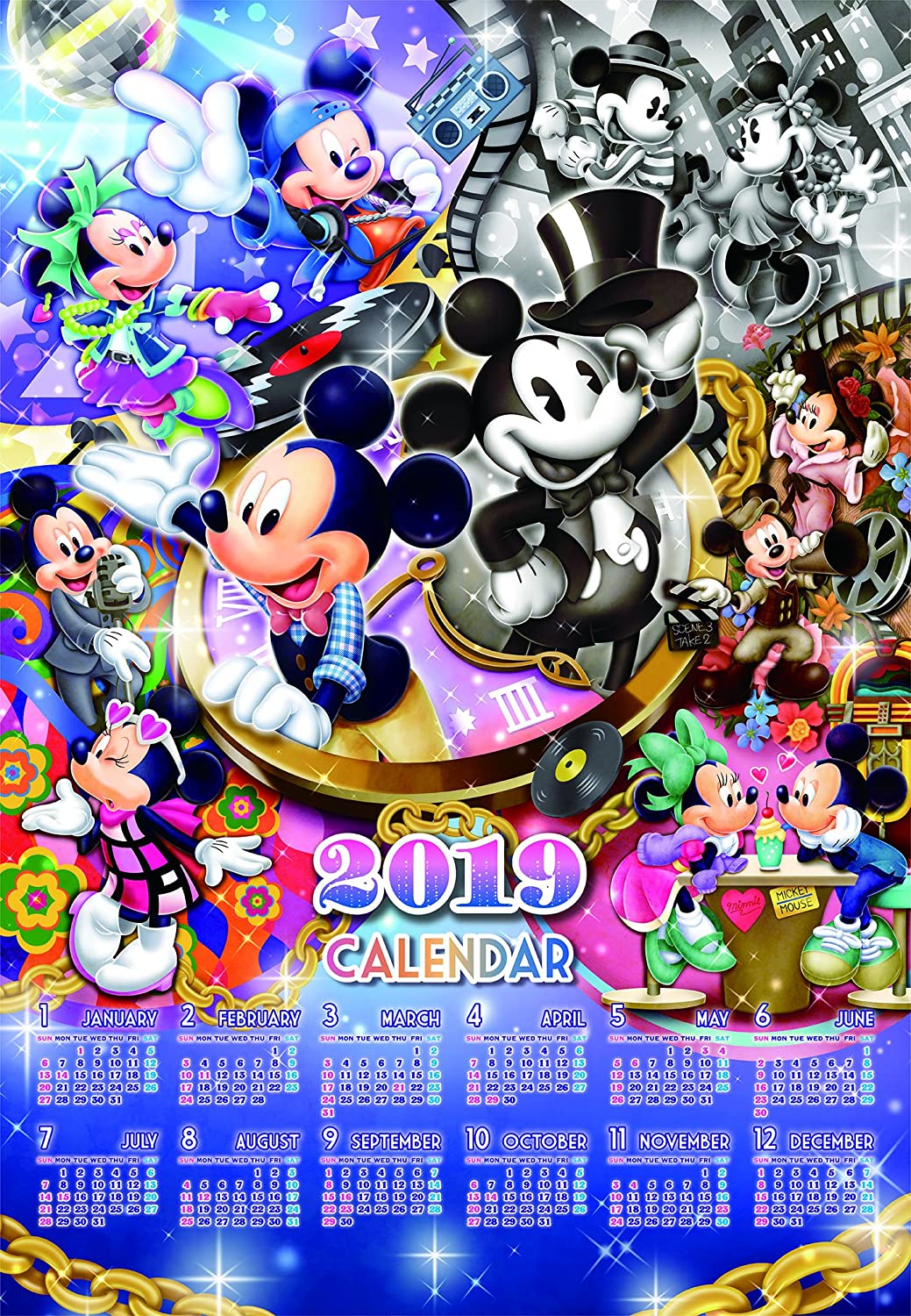 1000 piece Tenyo Jigsaw Puzzle Disney Royal Garden with Love Micky and Minnie T# 