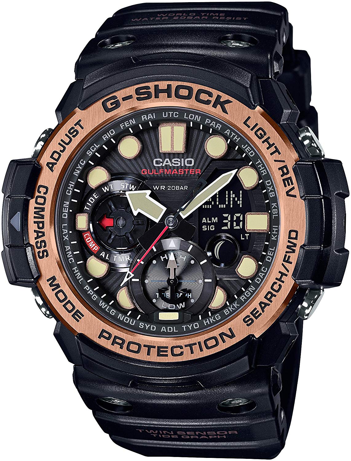 CASIO G-SHOCK GULFMASTER GN-1000RG-1AJF Black Discovery Japan Mall