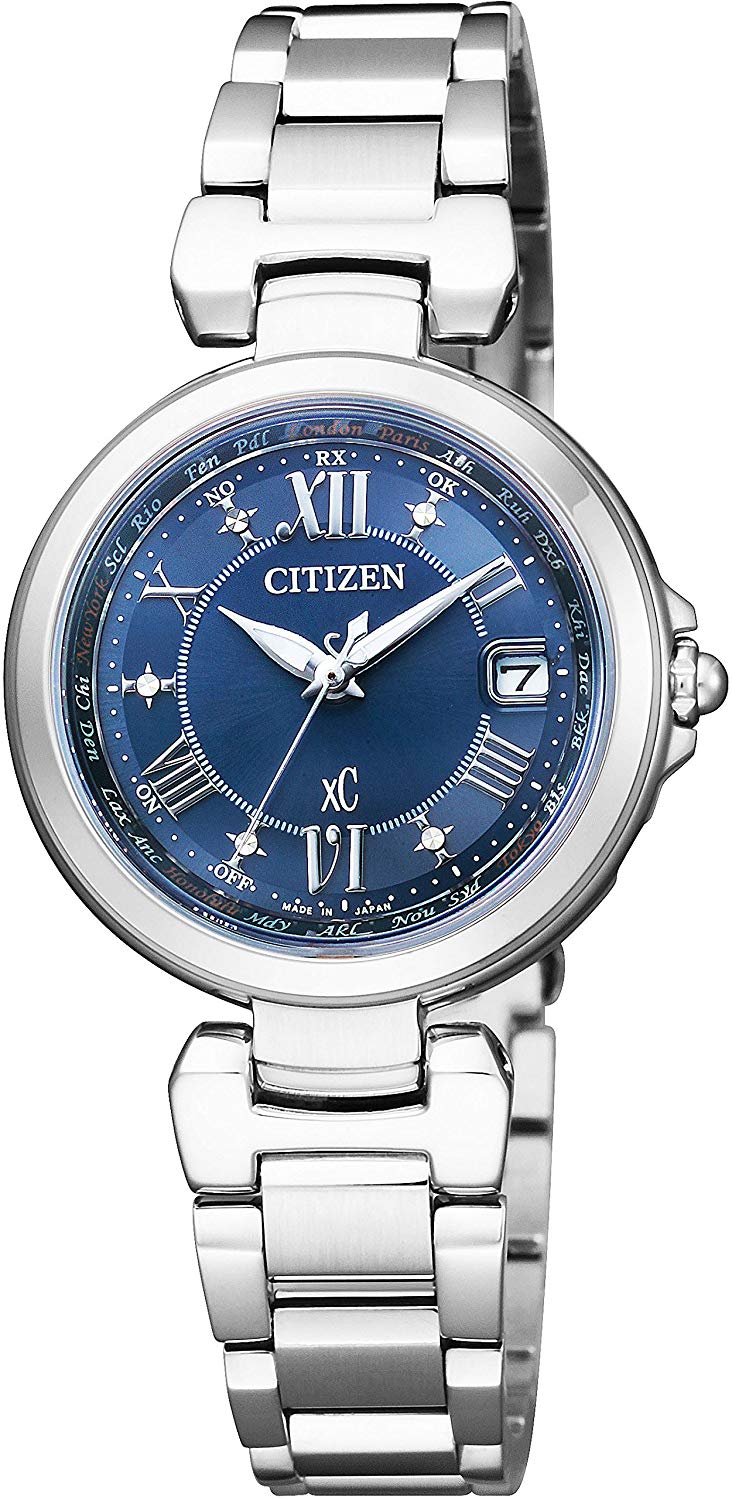 CITIZEN xC Eco-drive radio clock Happy Flight Series EC1030-50L